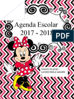 Agenda Minnie 2017 - 2018