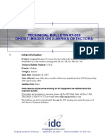 Technical Bulletin 07-020 Ghost Images On X-Series Detectors