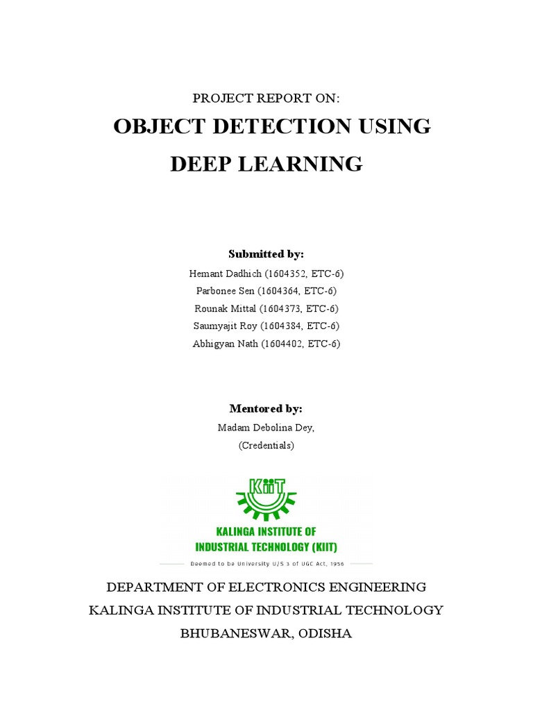 Object Detection Using Deep Learning | PDF | Queue (Abstract Data Type ...