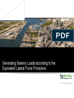 Generating Seismic Loads according to the ELFP_PPT