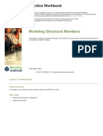 Practice Workbook: Modeling Structural Members