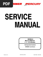 Mercury Mariner 4, 5, 6 4 Stroke Sevice Manual