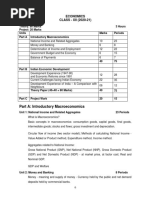 Revised CBSE Class 12 Economics Syllabus 2020-21