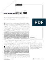 The Measure of Compositional Heterogeneity in DNA Sequences and Measures of Complexity