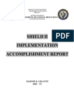 ACJNHS SHIELD II Implementation Report