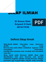 Sikap Ilmiah