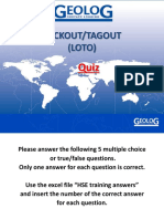 Mod11 Lockout-Tagout Quiz