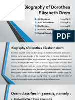 Biography of Dorothea Elizabeth Orem