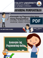 Yunit-V Dalumat Pagsusuring-Pampanitikan