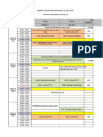 Jadwal Kuliah KMB 1 Semester 3 Prodi PSIK (S-1)