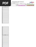 Input Data Sheet For SHS E-Class Record: Learners' Names