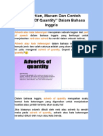 Adverb of Quantity