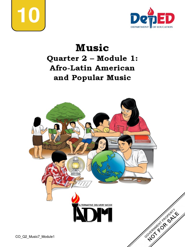 Music10 Q2 Mod1 Ver3 Afro Latin American And Popular Music Pdf String Instruments Musical Instruments