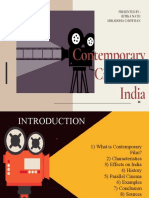 Contemporary Cinemas in India