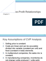 Chapter 5 Cost-Volume-Profit Relationships