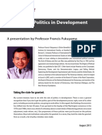 The Role of Politics in Development CDE Report PDF