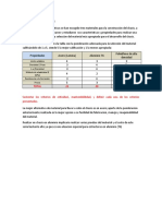 SELECCIÓN DE MATERIALES