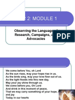 QUARTER 2: MODULE 1 - Persuasive Language Techniques