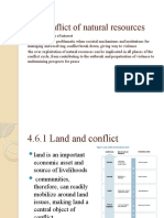 4.6 Conflict of Natural Resources