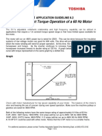 120 HZ Constant Torque Operation of A 60 HZ Motor: Application Guideline 8.2