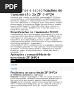 Problemas e especificações de transmissão do ZF 5HP24.docx