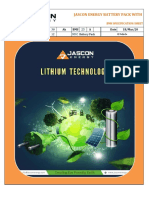 Li-Ion Technical Specification Sheet