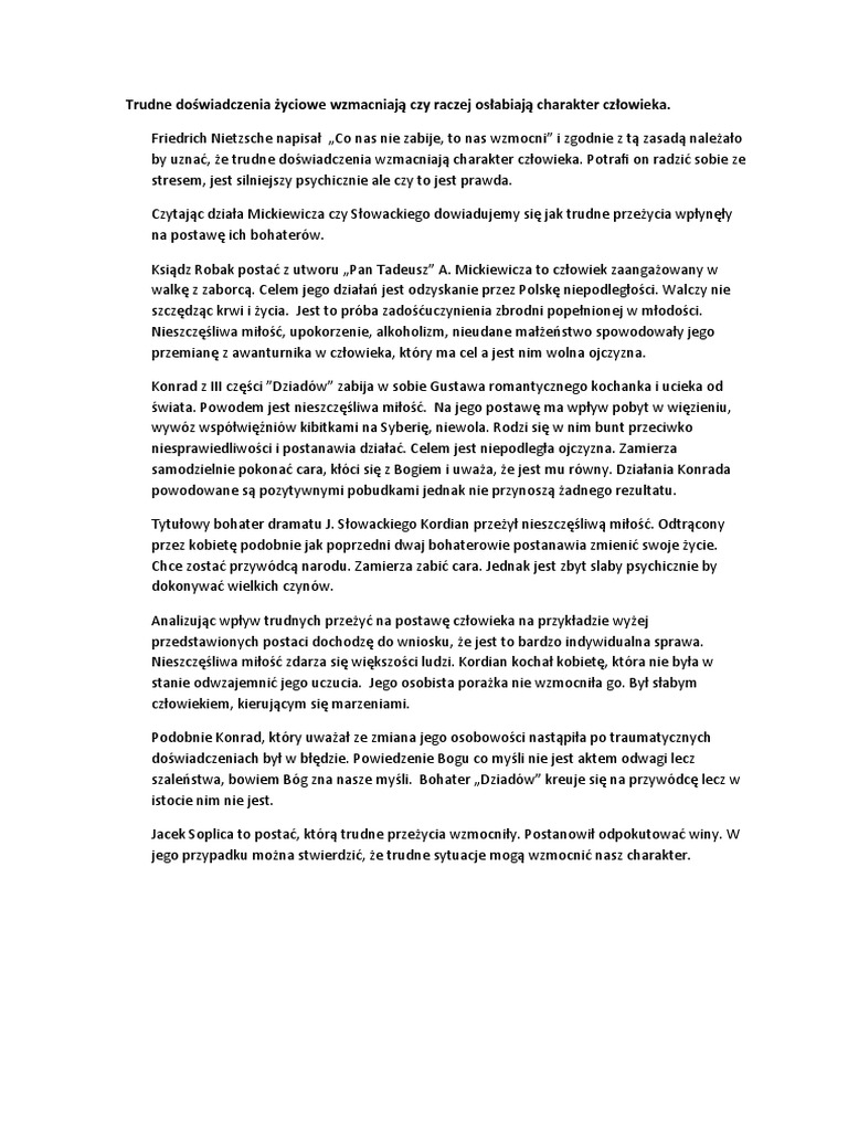 Czy Trudne Doświadczenia życiowe Wzmacniają Czy Niszczą Człowieka