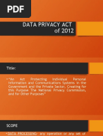 Data Privacy Act