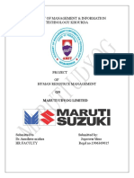 Fdocuments - in - Project On HRM Strategies of Maruti Udyog Limited
