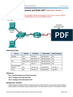 9 2 2 6 Lab ConfiguringDynamicandStaticNAT PDF