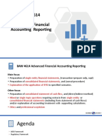BAW 4614 Advanced Financial Accounting Reporting