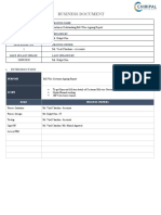 Business Project, Process Document