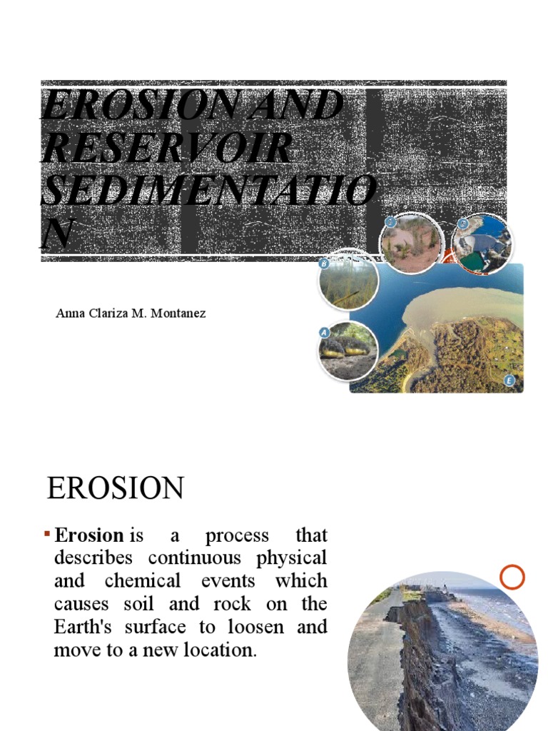 Erosion and Reservoir Sedimentation Effects | PDF | Erosion | River