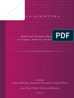 (Studies in Reformed Theology) Hans Burger (ed.), Arnold Huijgen (ed.), Eric Peels (ed.) - Sola Scriptura_ Biblical and Theological Perspectives on Scripture, Authority, and Hermeneutics-Brill Academi.pdf