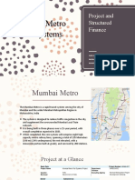 Mumbai Metro Rail Systems: Project and Structured Finance