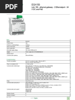 Product Data Sheet: Link 150 - Ethernet Gateway - 2 Ethernetport - 24 Vdcandpoe