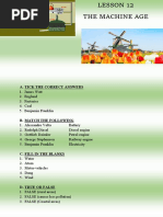 Class 5 Lesson 12 The Machine Age PDF