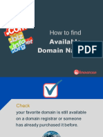 How To Find Available Domain Names