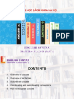 Trường Đại Học Bách Khoa Hà Nội: English Syntax