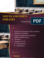 LP5 - Nouns and Noun Phrases