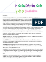 Declaración de los Derechos de la Mujer y de la Ciudadana