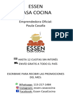 Casa Cocina Essen promociones y cuotas sin interés