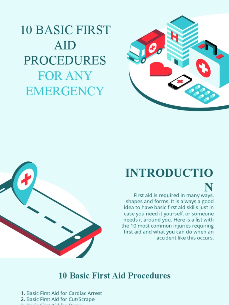 Basic First Aid Procedures | PDF | First Aid | Cardiopulmonary ...