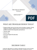 Program Design Tools: Abbeygaile Rose, Horatio Patterson, Kenya Levy, Zavier Walters