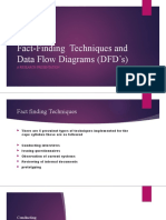 Fact-Finding Techniques and Data Flow Diagrams (DFD's