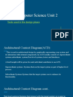 Computer Science Unit 2 Design Tools