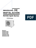 Manual de Instalación: R410A Split Series