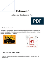 Halloween: Jekaterina Bondarenko 11.e