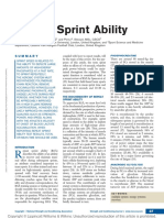 Repeat Sprint Ability: Ó National Strength and Conditioning Association