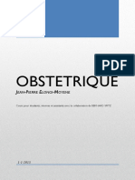 Obstetrique 2015, Pr. Elongi PDF